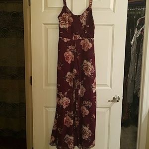 Romper with sheer layover